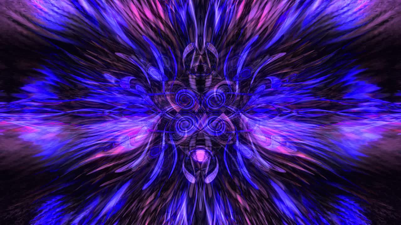 fondo de bucle de movimiento psicodélico abstracto