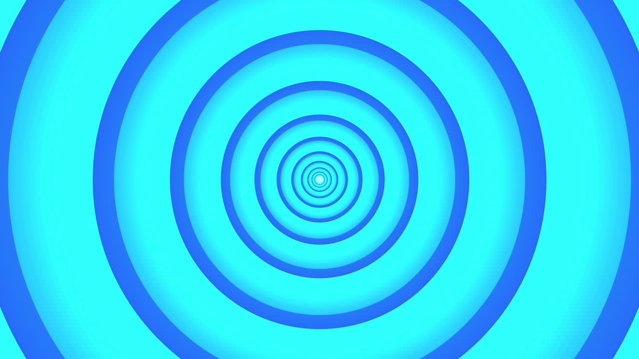 abstracto blanco y azul color gradiente círculo fondo.4k animación