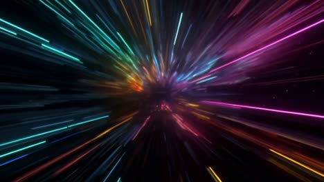 space travel through hyperspace at the speed of light