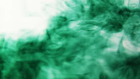 green smoke abstract background