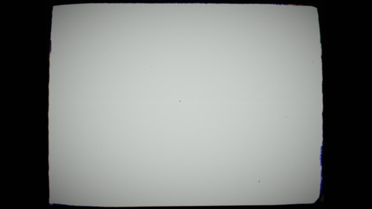 Real 35mm 4x3 film frame overlay - dirty and old