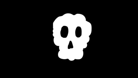 skull-blast-loop-motion-graphics-video-transparent-background-with-alpha-channel