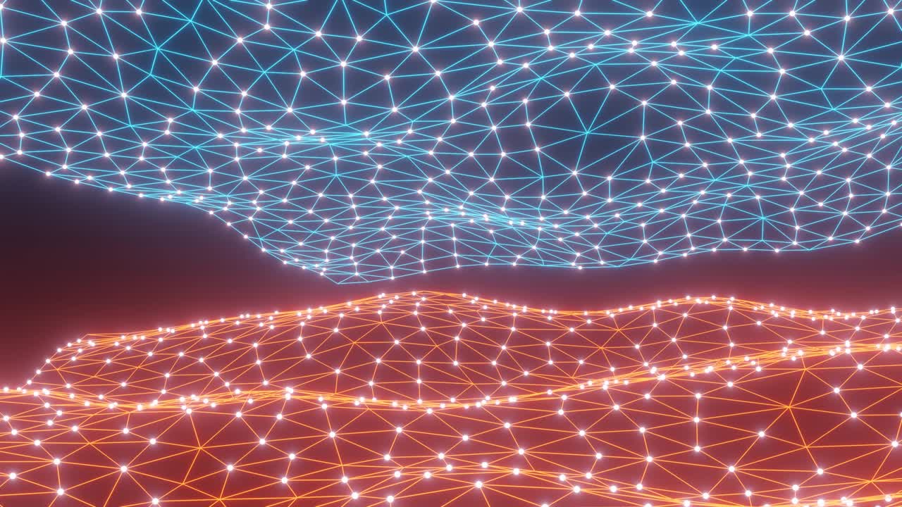 plexus aabstract network business technology science background, 3d illustration