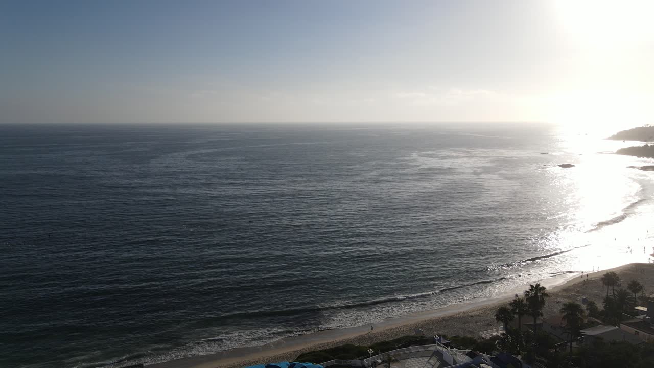 Luftfoto av Laguna Beach - Gylden time