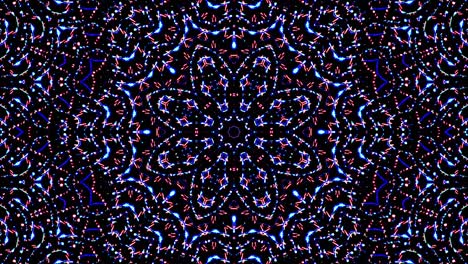 beautiful shining abstract kaleidoscope, shining colorful light set smooth motion