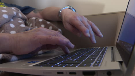 persona que utiliza una computadora portátil