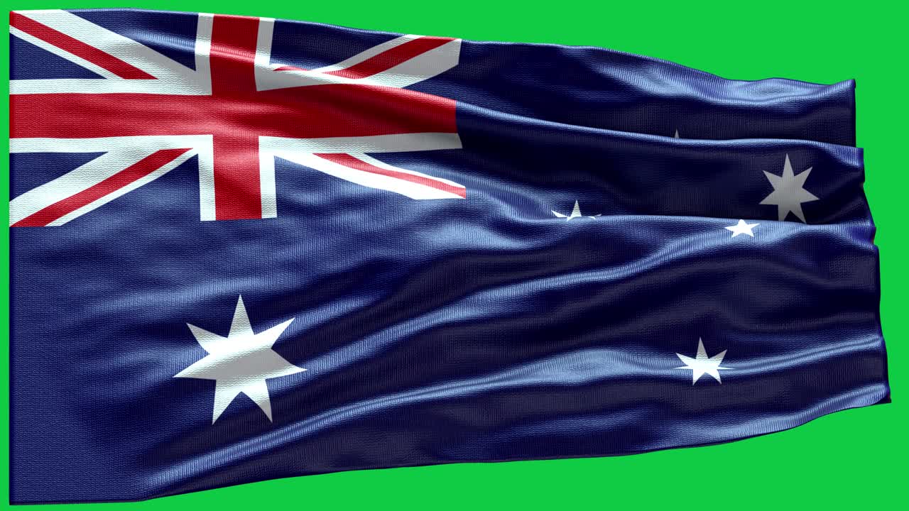 4k 매우 상세한 오스트레일리아의 발 - 오스트레일리아 발 높은 세부 사항 - 국가 발 오스트레일리아 파동 패턴 loopable 요소