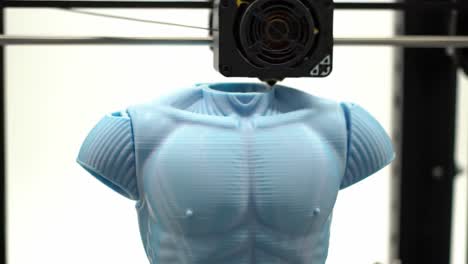 capturing the evolution of 3d printed anatomical models: a close-up perspective on the creation process from initial layer to near-completion