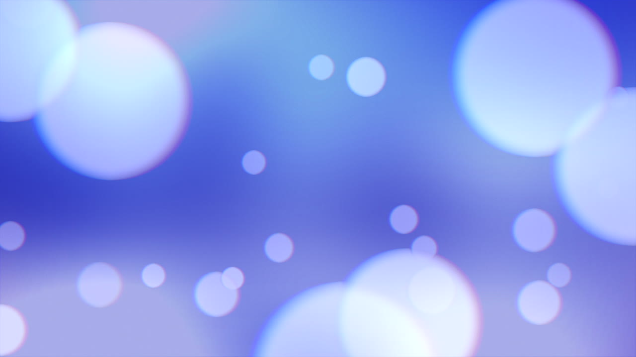 파란색 패션 그라디엔트에 떨어지는 둥근 반 ⁇ 임과 입자