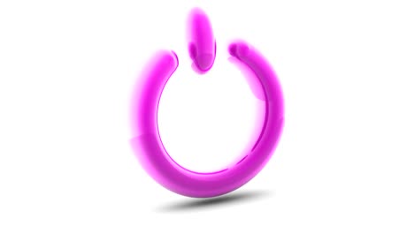 el icono de restablecimiento. el metraje de bucle tiene resolución de 4k.