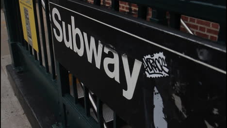 subway station sign