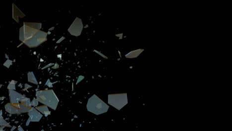 shattered glass explosion