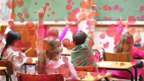 Classroom-surrounded-by-bubbles-effect