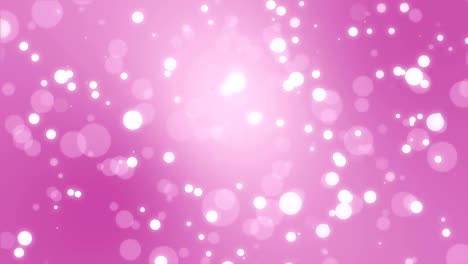 glowing pink bokeh particle background