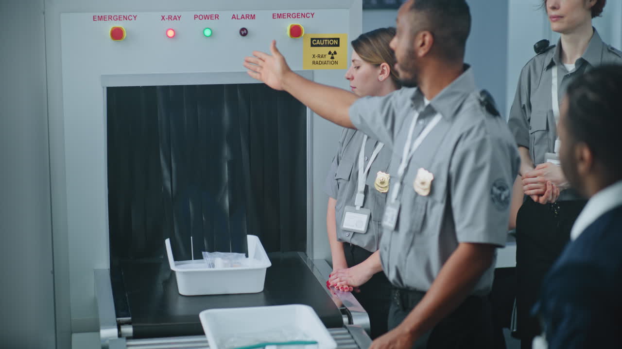 control de seguridad del aeropuerto