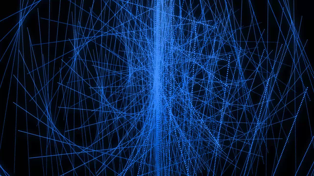 Blue color Dot Shape Pattern animation motion graphics