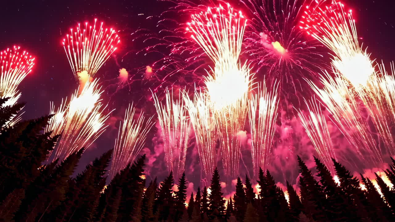 Fireworks over the Forest