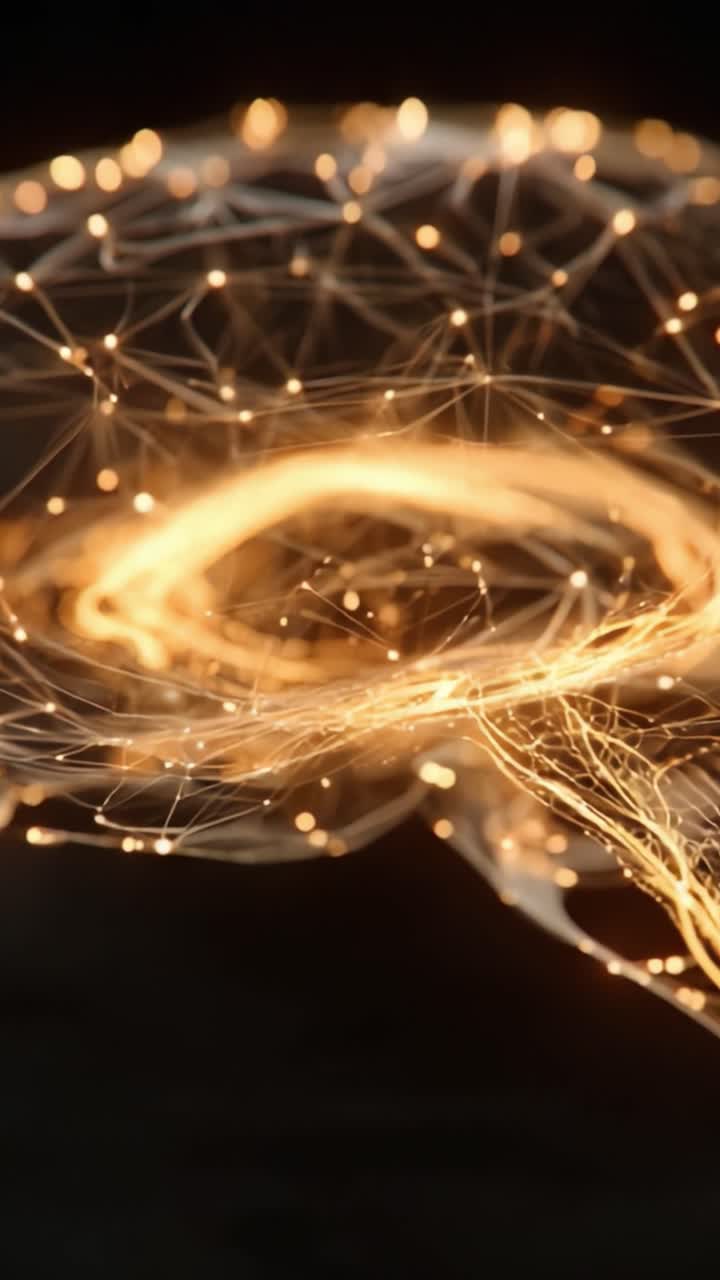 Una danza dinamica di luce: affascinante visualizzazione di energia e movimento in uno spazio astratto enigmatico, catturata in due fotogrammi per rivelarne l'essenza.