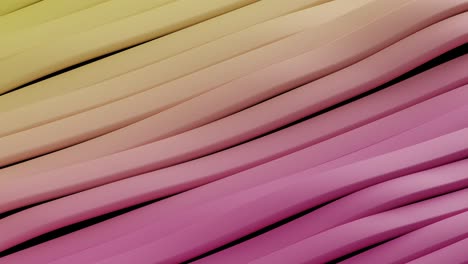 abstract surface of multicolored waving lines background. 3d loop