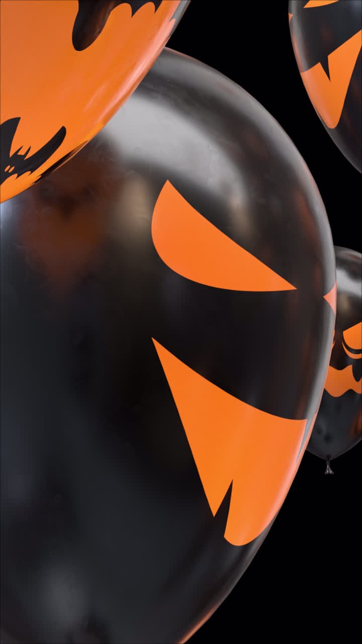 palle di halloween volanti con canale alfa