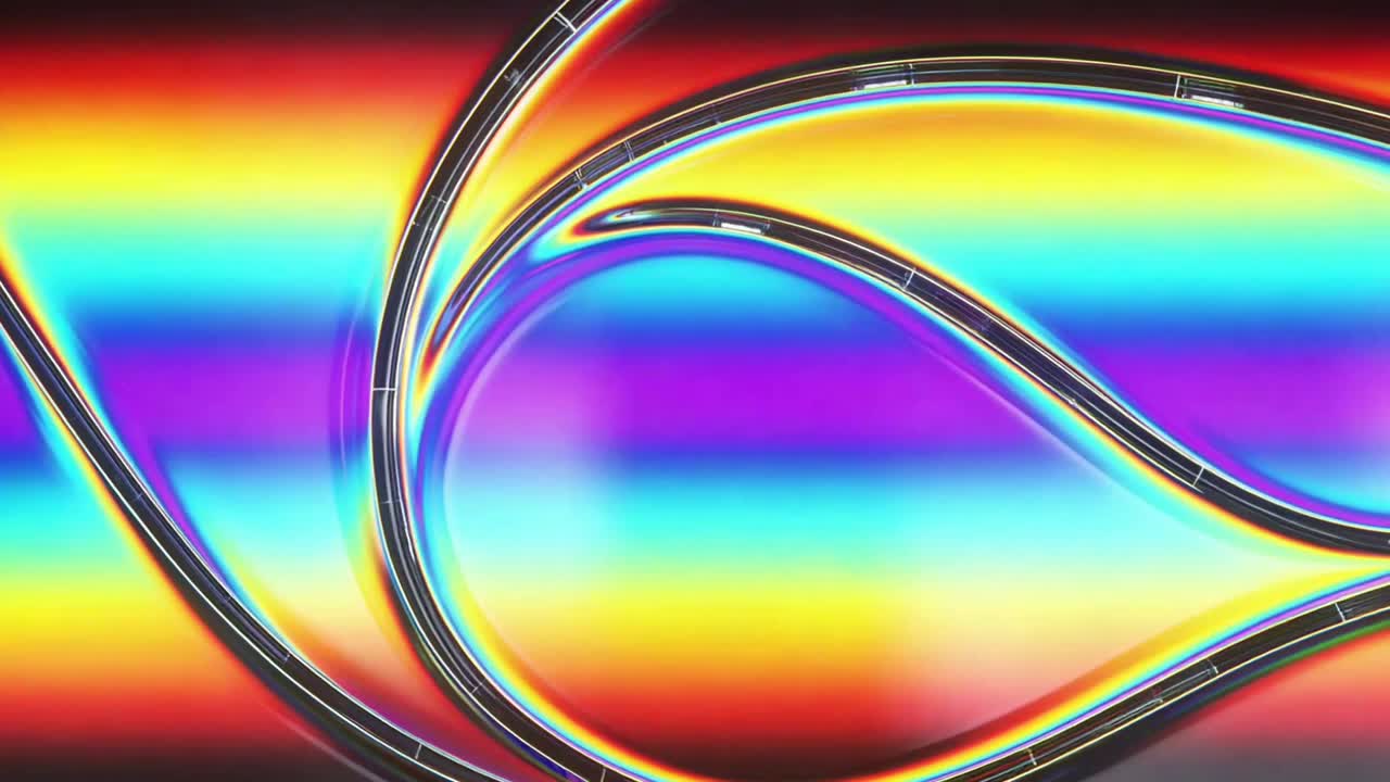 Sfondo Animato 3D Astratto Continuo
