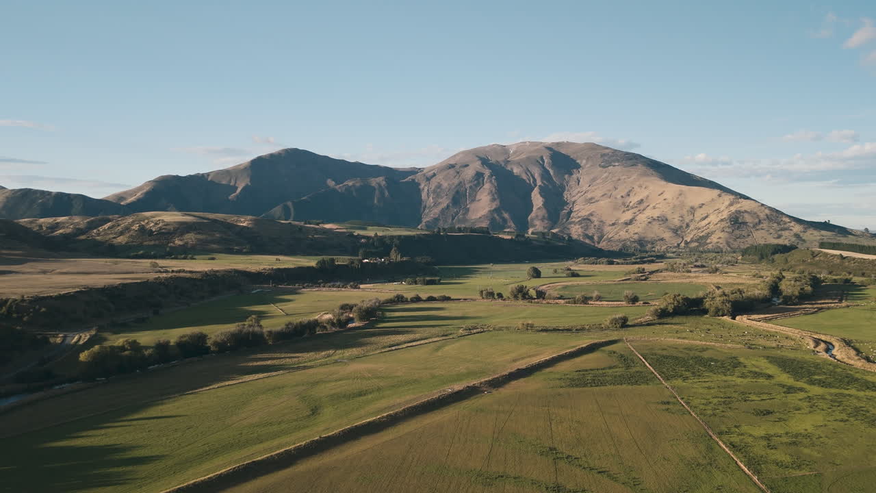 Aerial View of a New Zealand Valley