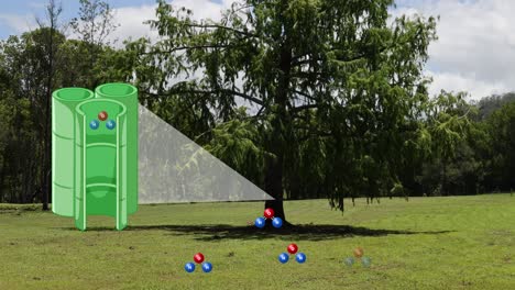 ilustra la fotosíntesis en un árbol con luz solar