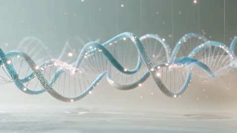 scientific visualization of dna strands