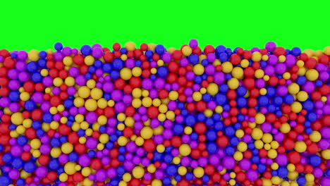 Piles-of-gumballs-fill-the-green-screen-with-colorful-rolling-balls-that-go-up