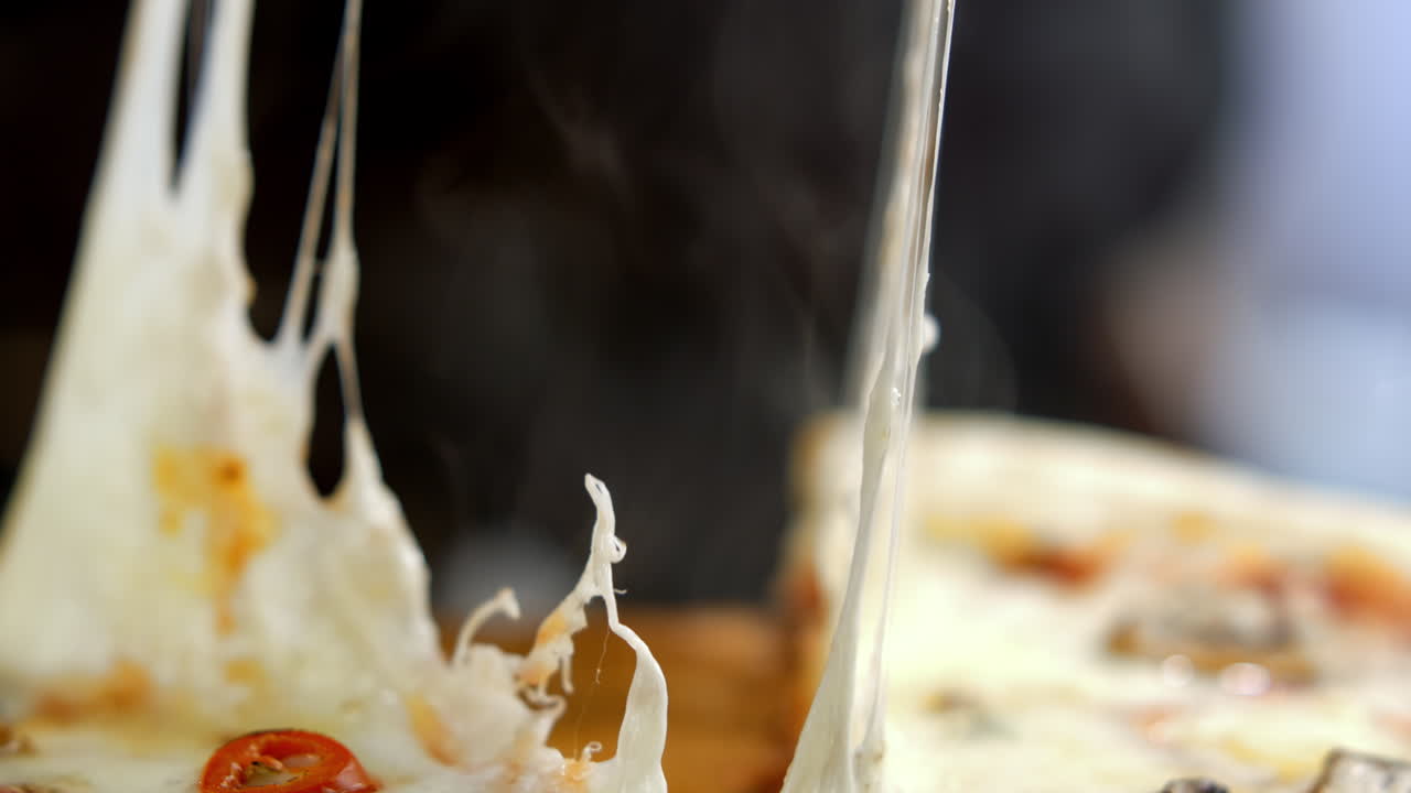 Delicious Pizza with Melted Cheese