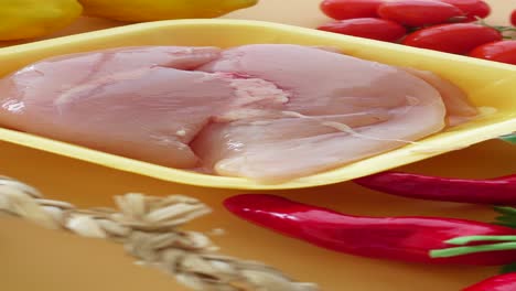 raw chicken breast ready to cook