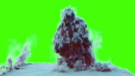 silueta de humo de un bailarín de casa, hombre, bboy, rompedor, baile de casa, rompiendo en el screen verde, humo. bailarín hip-hop. el fondo se puede cambiar a cualquier otro. render 3d