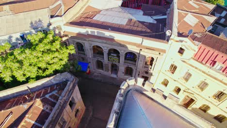 medieval european architecture at barrio concha y toro, santiago chile