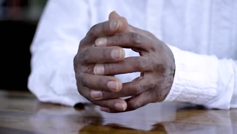 praying-to-god-with-hands-together-on-white-background-with-people-stock-video-stock-footage