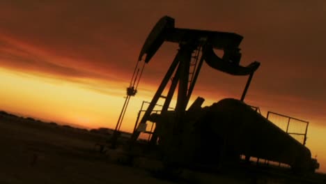 A-time-lapse-shot-of-an-oil-derrick-working