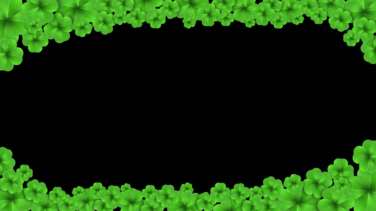 Saint patricks day design leaf green background irish beer festival celebration holiday illustration