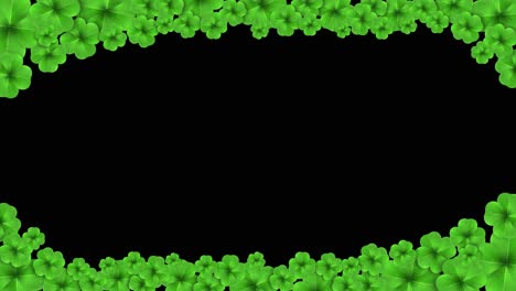 saint patricks day design leaf green background irish beer festival celebration holiday illustration