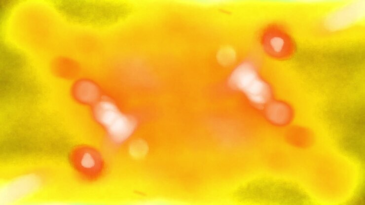 Abstract Colorful Ink Smudge and Textured Background Transition