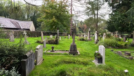 graveyard near holy trinity parish church in headington quarry, oxford, england