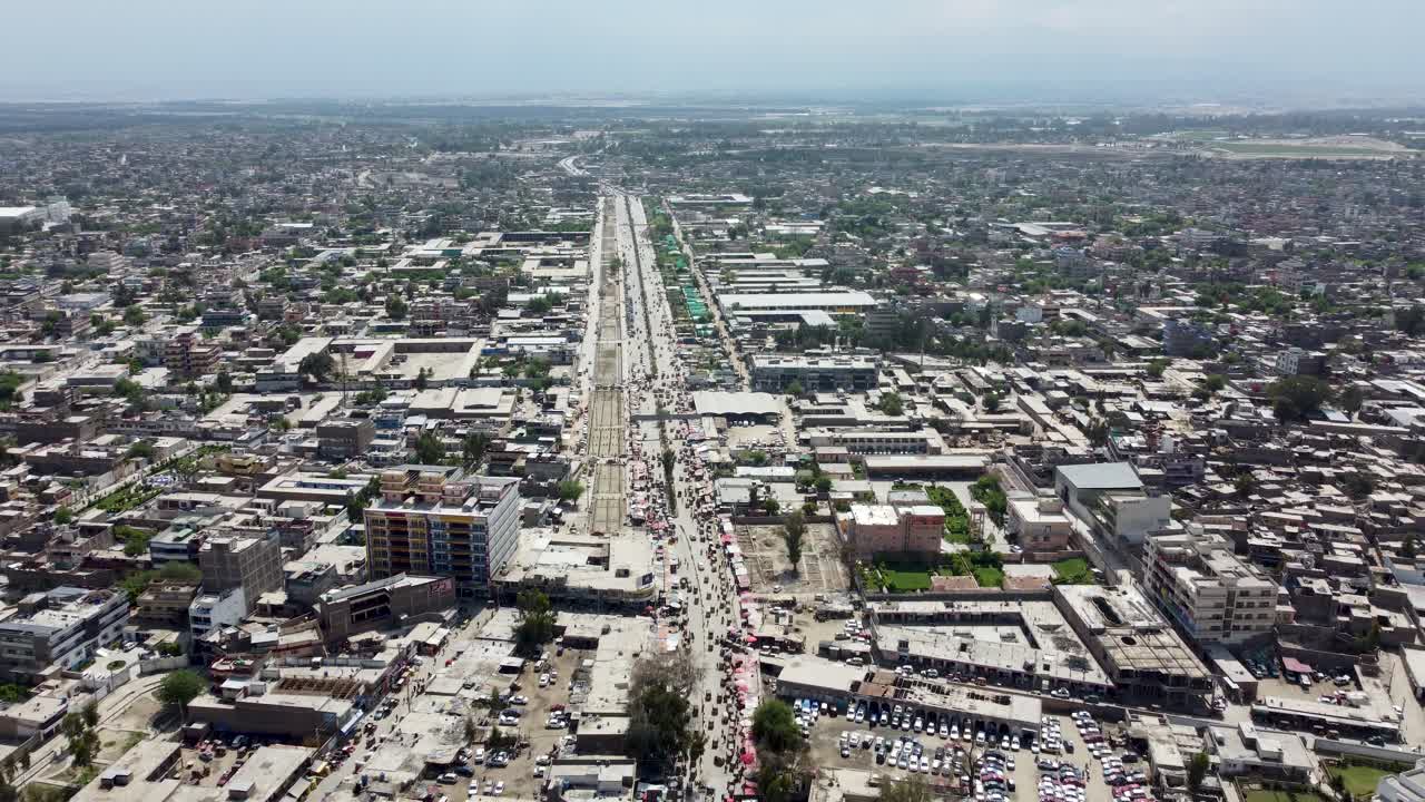 vistas aéreas de las carreteras de jalalabad