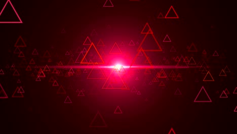 abstract background with outline triangles