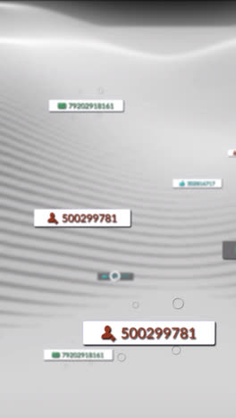 animación de iconos y formas de medios en fondo negro