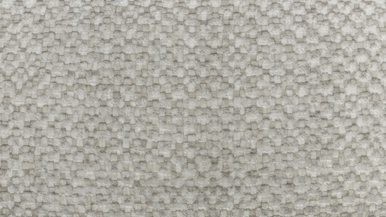 acercamiento lento en la textura de la tela de tapicería de lana esponjosa gris