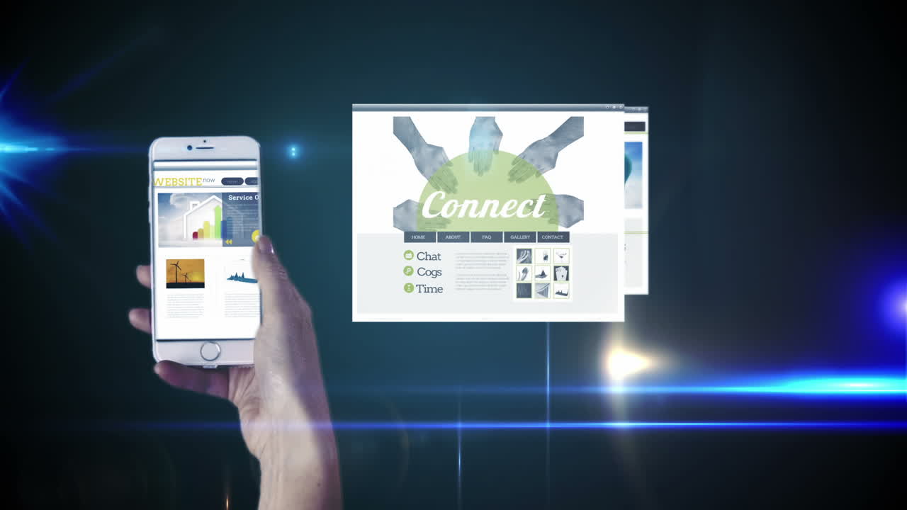 uso de aplicaciones manuales en el teléfono inteligente