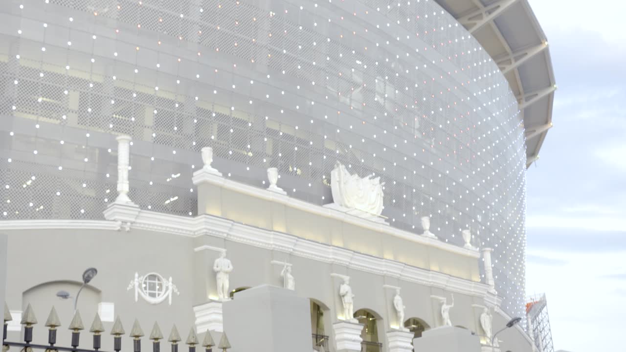 현대적 인 경기장 외관