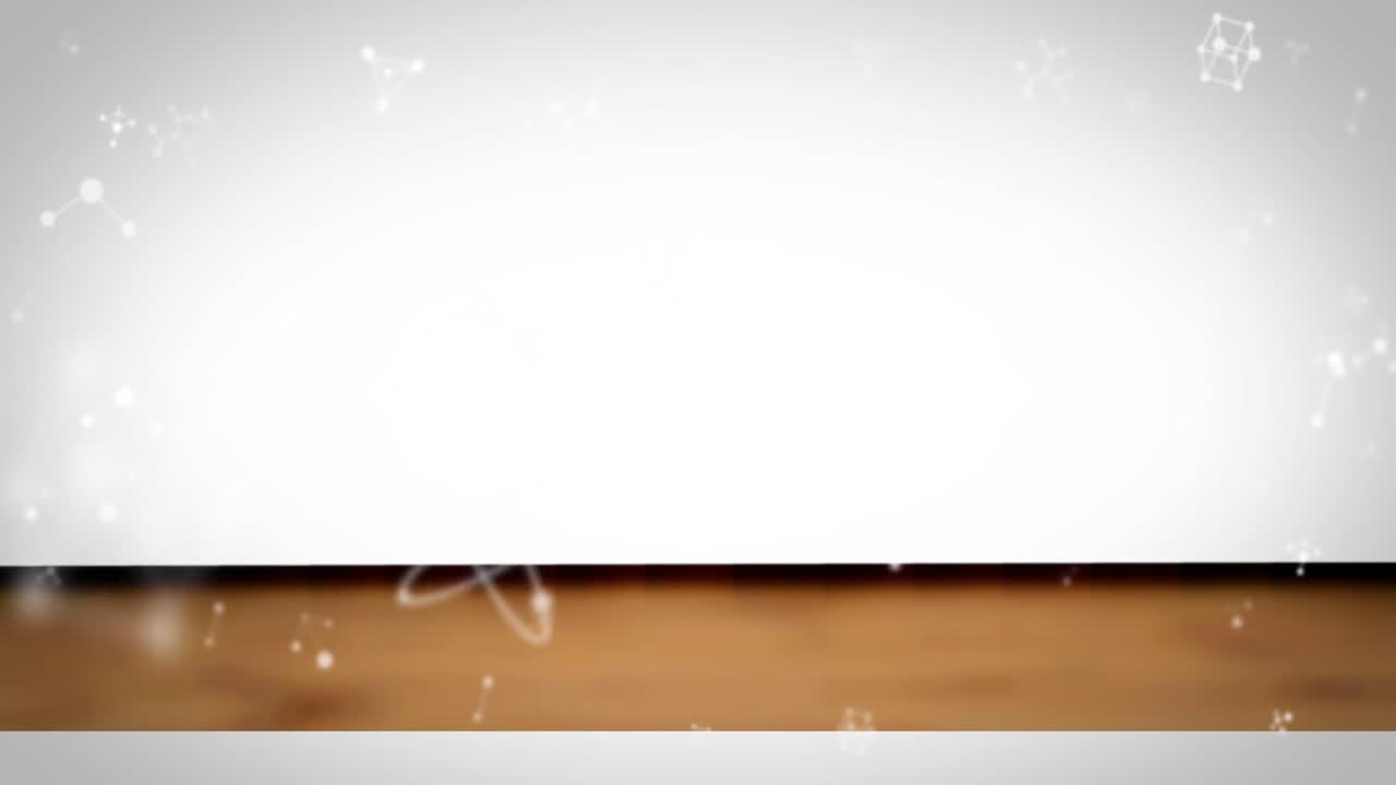 animación de múltiples redes de conexiones que caen sobre fondo blanco y marrón