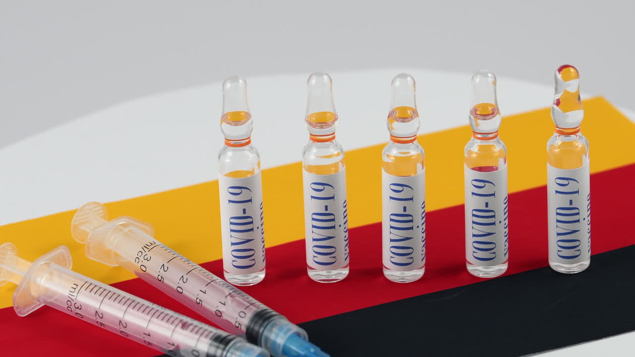 전 세계에서 코로나19 바이러스에 대한 백신 접종