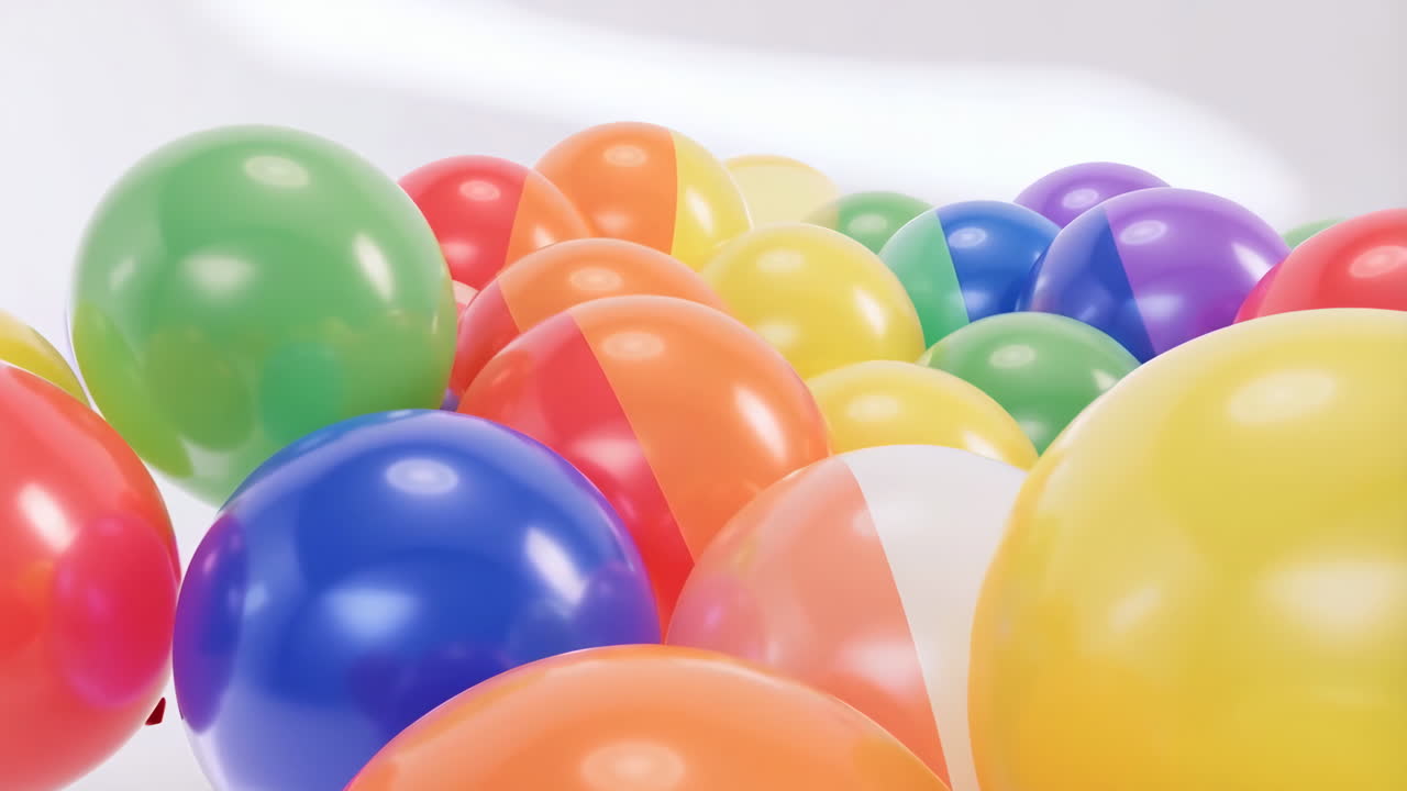 Vibrant and Colorful Balloons for Party or Celebration