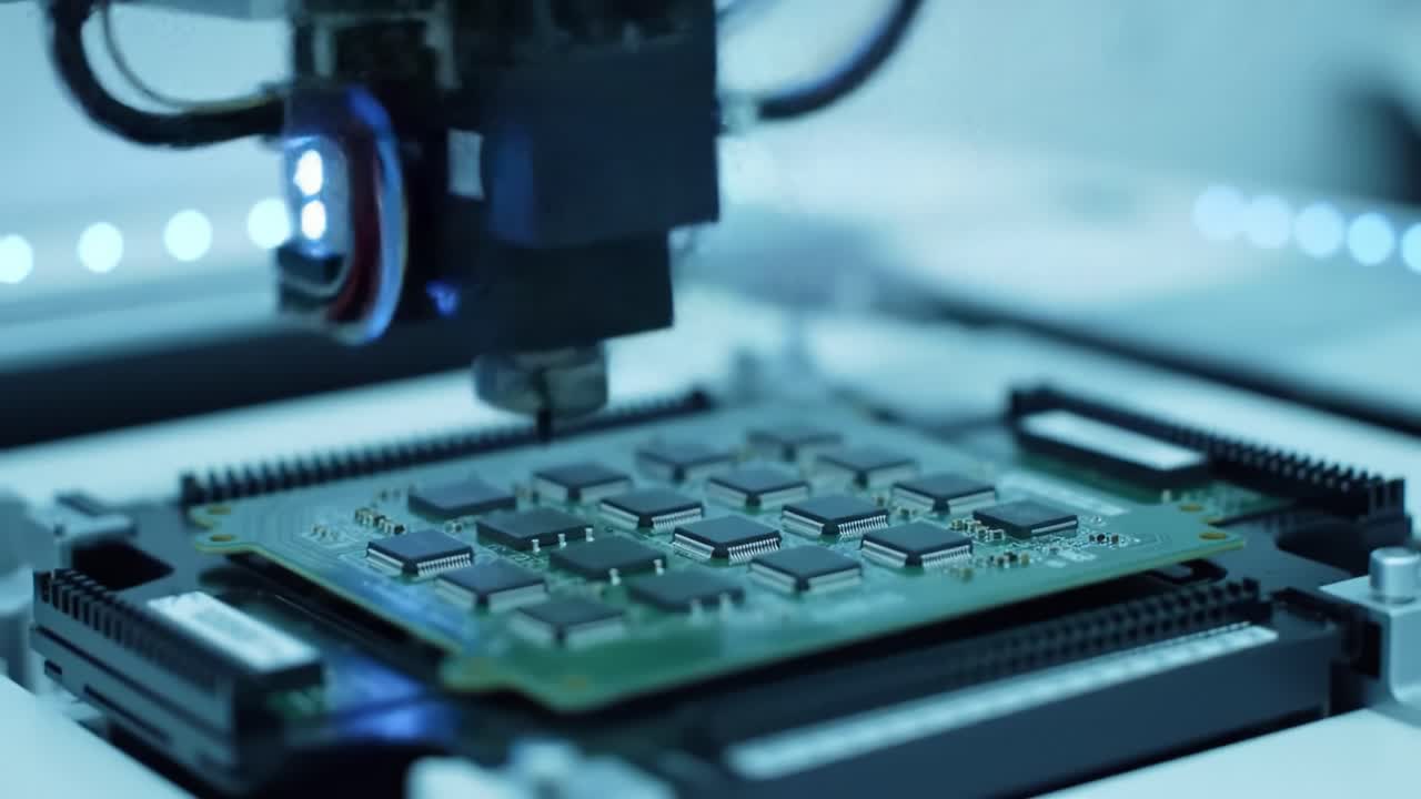 자동 회로 보드 조립 과정