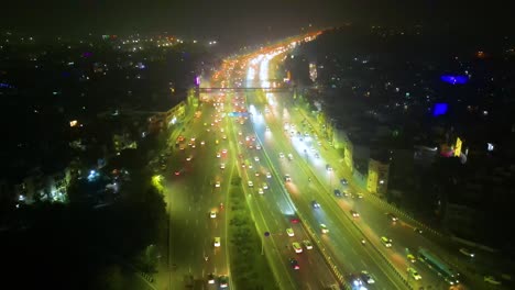 swaminarayan akshardham mandir en nueva delhi, vista desde el aire